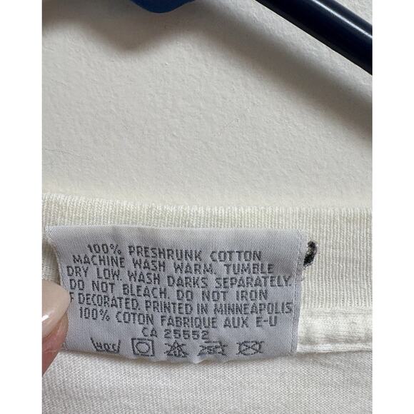 Vintage 90s Mary Engelbreit Winter Roses Long Sleeve Tee XL Stafford Blaine USA - Picture 5 of 9